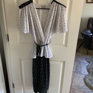 Authentic Vintage Retro Cocktail Dress Sz Med